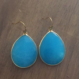 Stella and Dot Serenity Stone Drops Turquoise